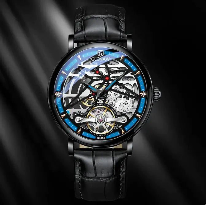 Montre Automatique Mécanique Creuse Glenn pour Hommes Ma boutique
