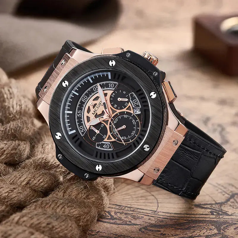 Montre Quartz Multifonctionnelle Étanche pour Hommes Ma boutique