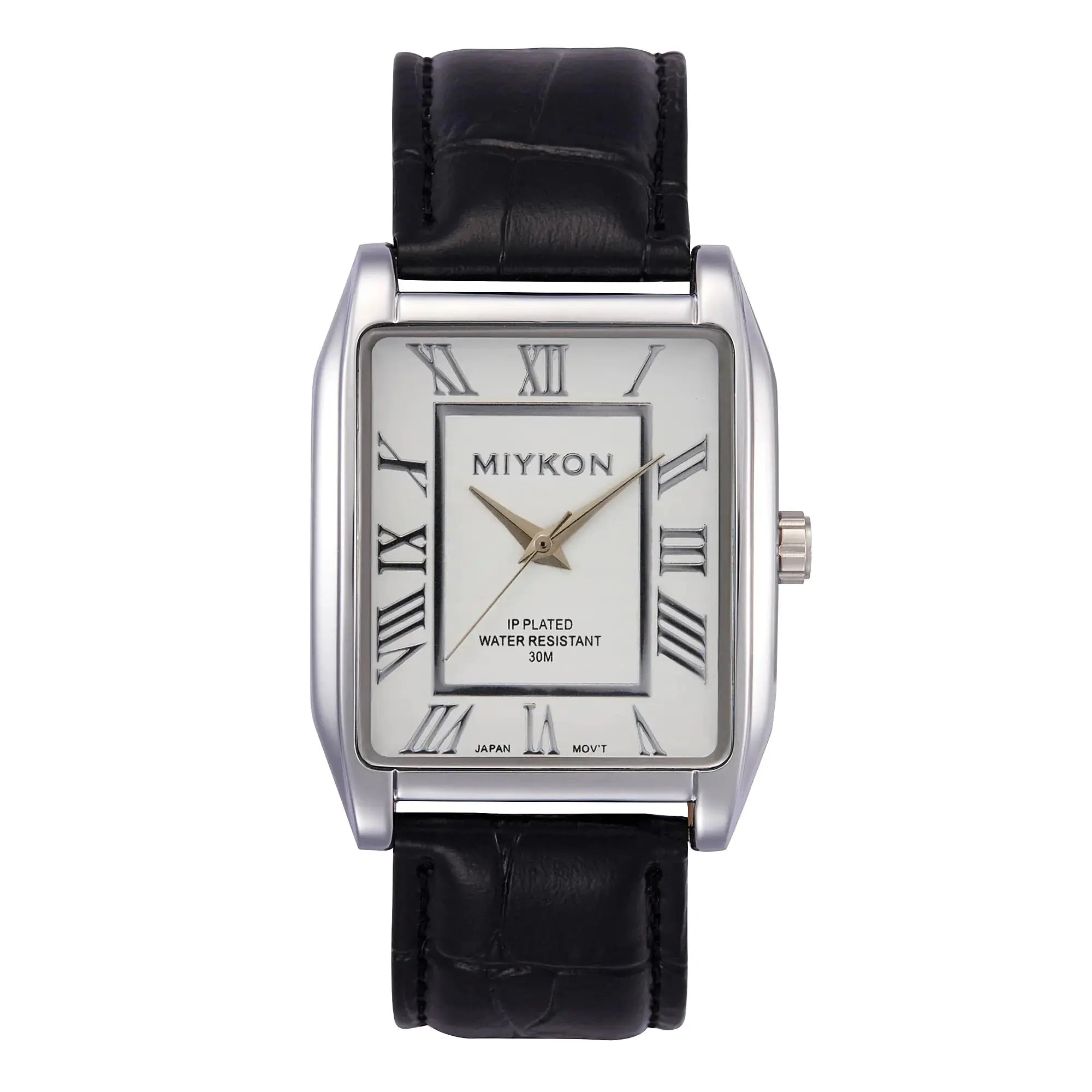Montres pour Hommes Classiques Rectangulaires avec Bracelet en Cuir Ma boutique