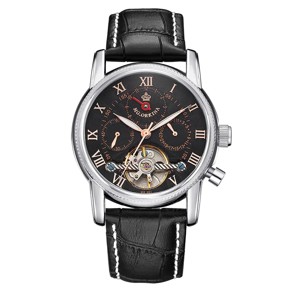 Montre Homme Automatique Multifonctionnelle Calendrier avec Volant Ma boutique