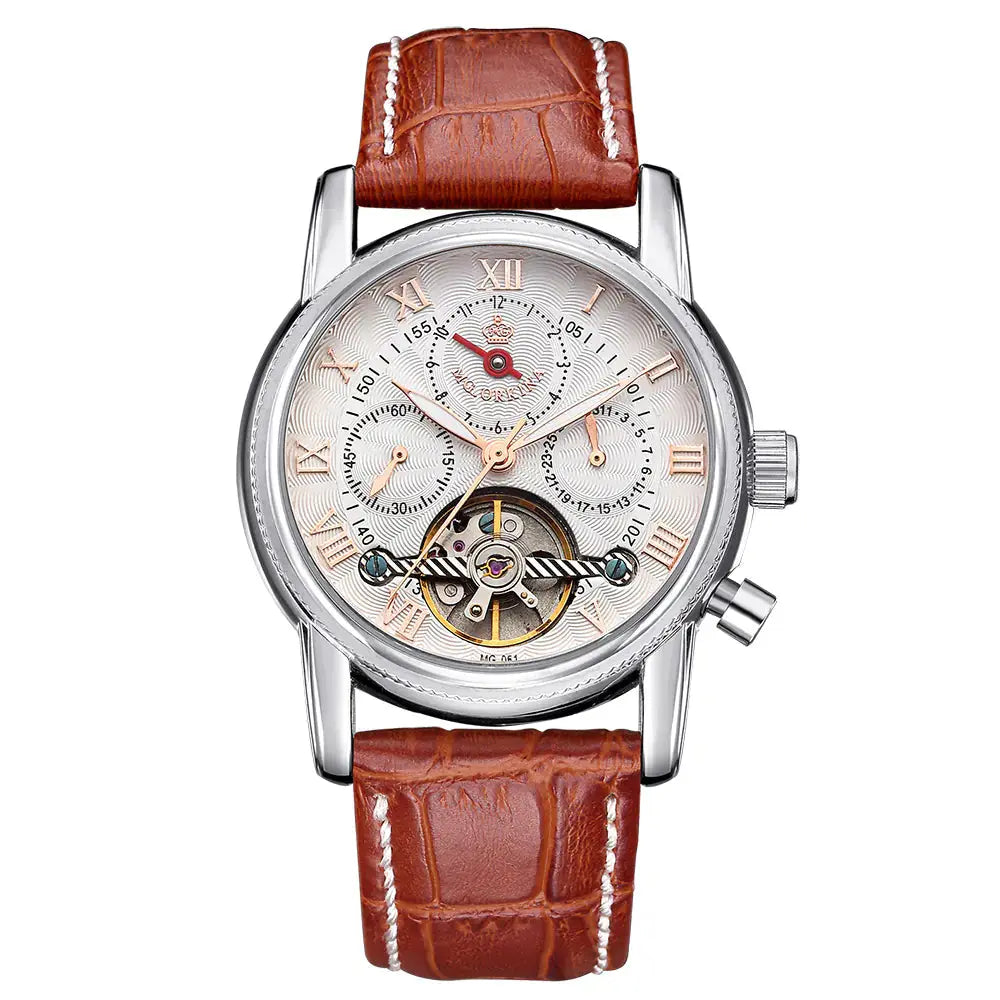 Montre Homme Automatique Multifonctionnelle Calendrier avec Volant Ma boutique