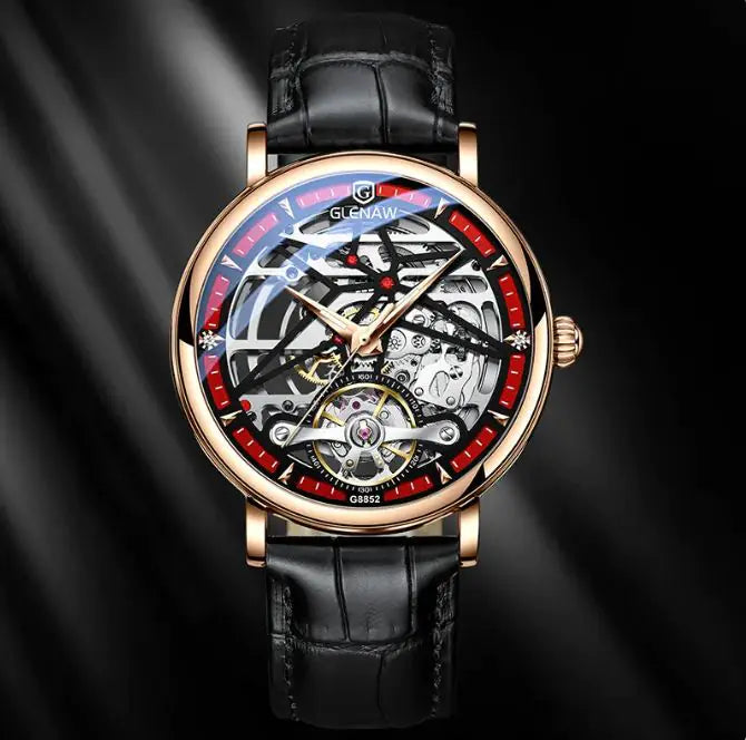 Montre Automatique Mécanique Creuse Glenn pour Hommes Ma boutique